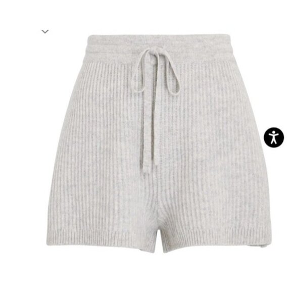 INTERMIX Minnie Knit Wool-Cashmere Shorts Size S - Picture 9 of 9
